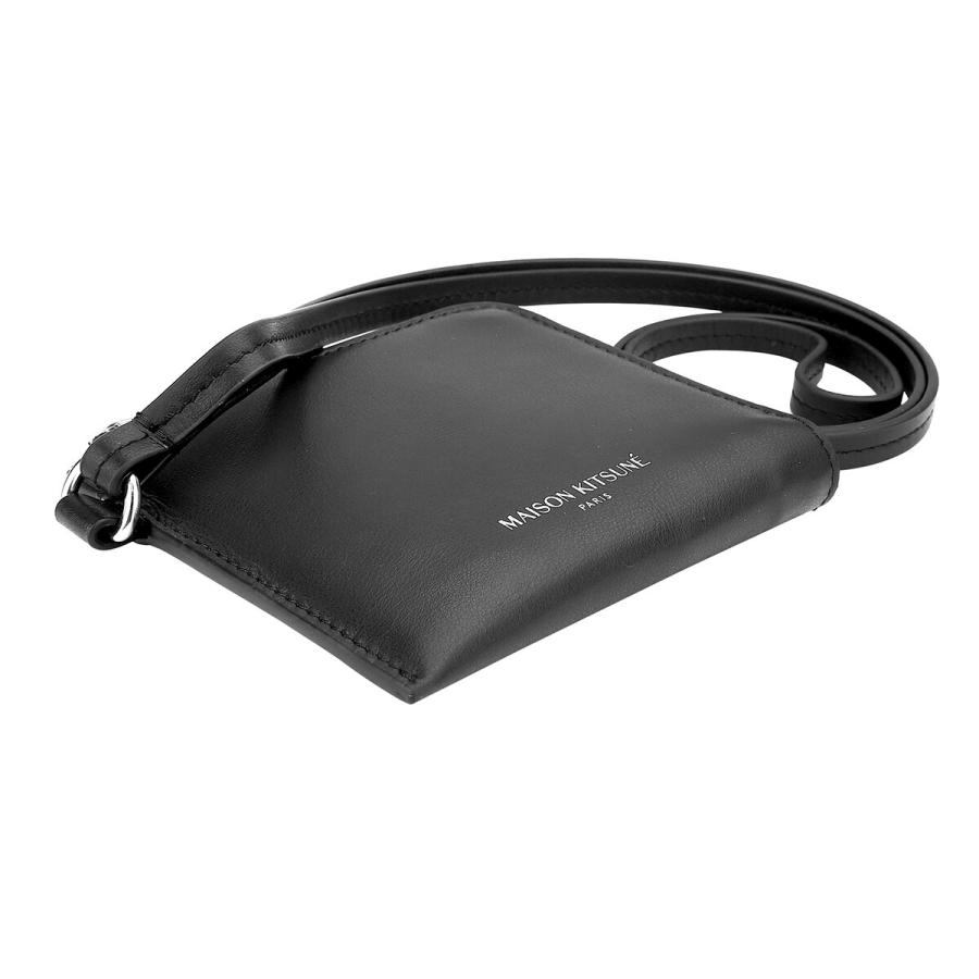 【国内即発】メゾン キツネ 小銭入れ LM05347LC0038 P236 アウトレット】MAISON KITSUNE メゾンキツネ ストラップ付き