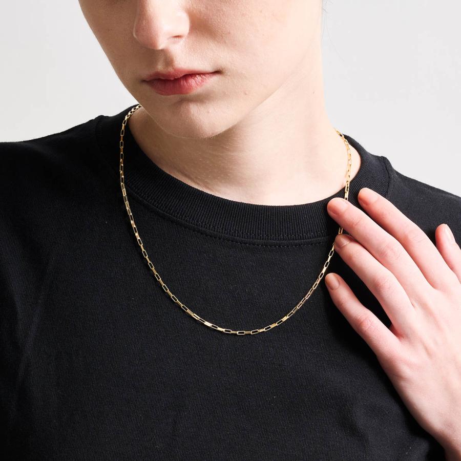 並行輸入 トムウッド ネックレス TOMWOOD ビリー Billie Chain Gold 100060 S925 9Kユニセックス | TOM WOOD | 08