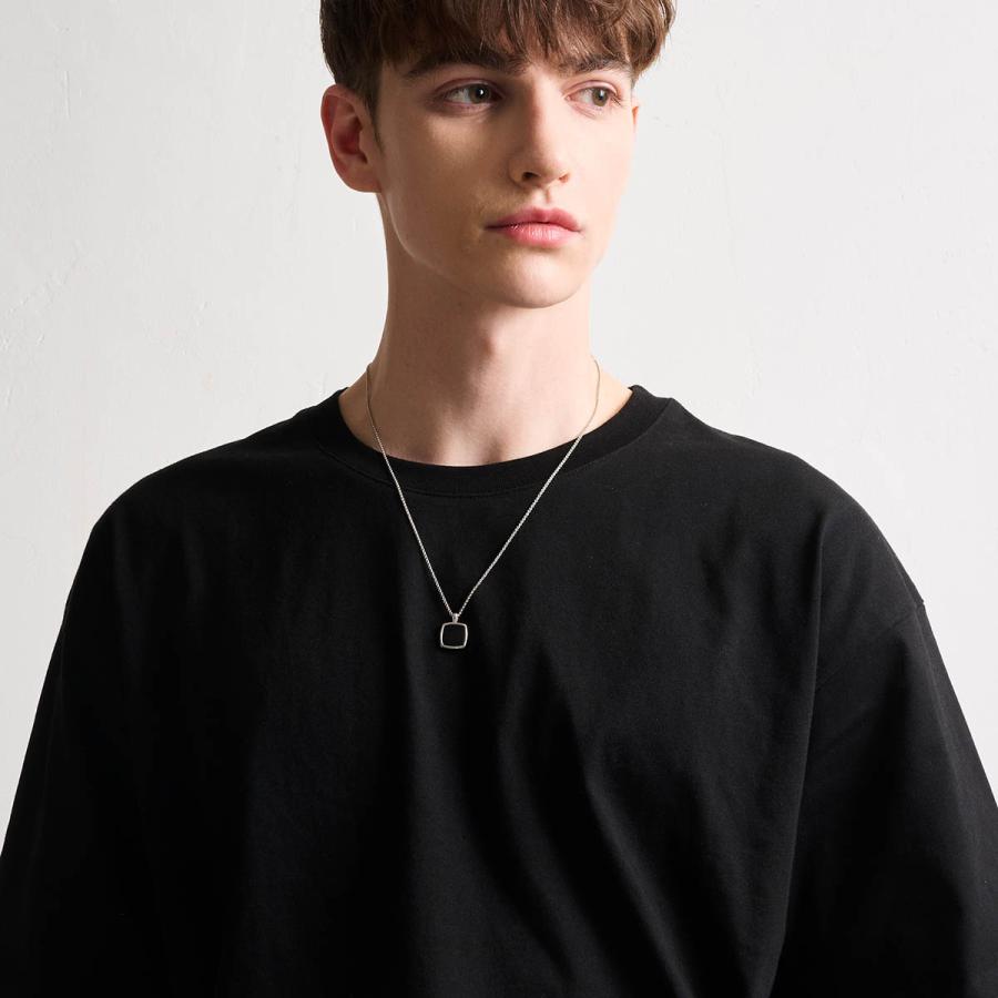 並行輸入 トムウッド ネックレス TOMWOOD クッション Pendant Onyx 100362 S925ユニセックス | TOM WOOD | 08