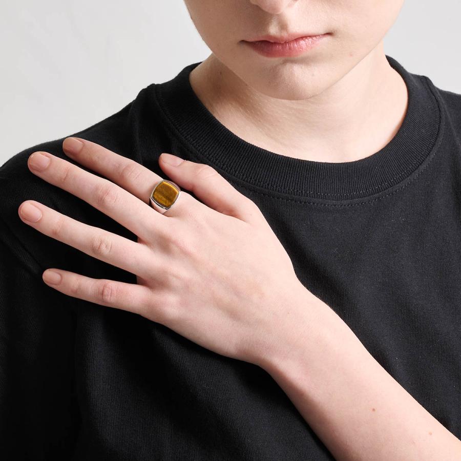 並行輸入 トムウッド リング TOMWOOD クッション TIGER EYE 100378ユニセックス | TOM WOOD | 07