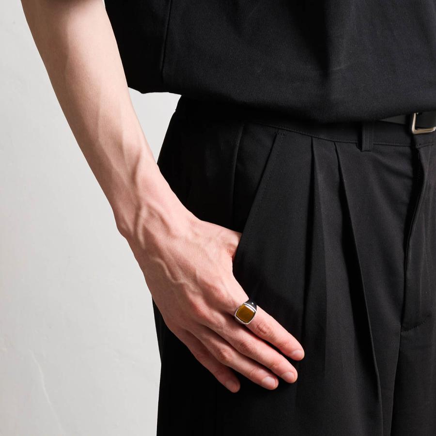 並行輸入 トムウッド リング TOMWOOD クッション TIGER EYE 100378ユニセックス | TOM WOOD | 09