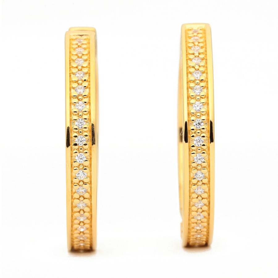 TOM WOOD（トムウッド） 並行輸入 ピアス ノヴァ Hoops Medium Gold