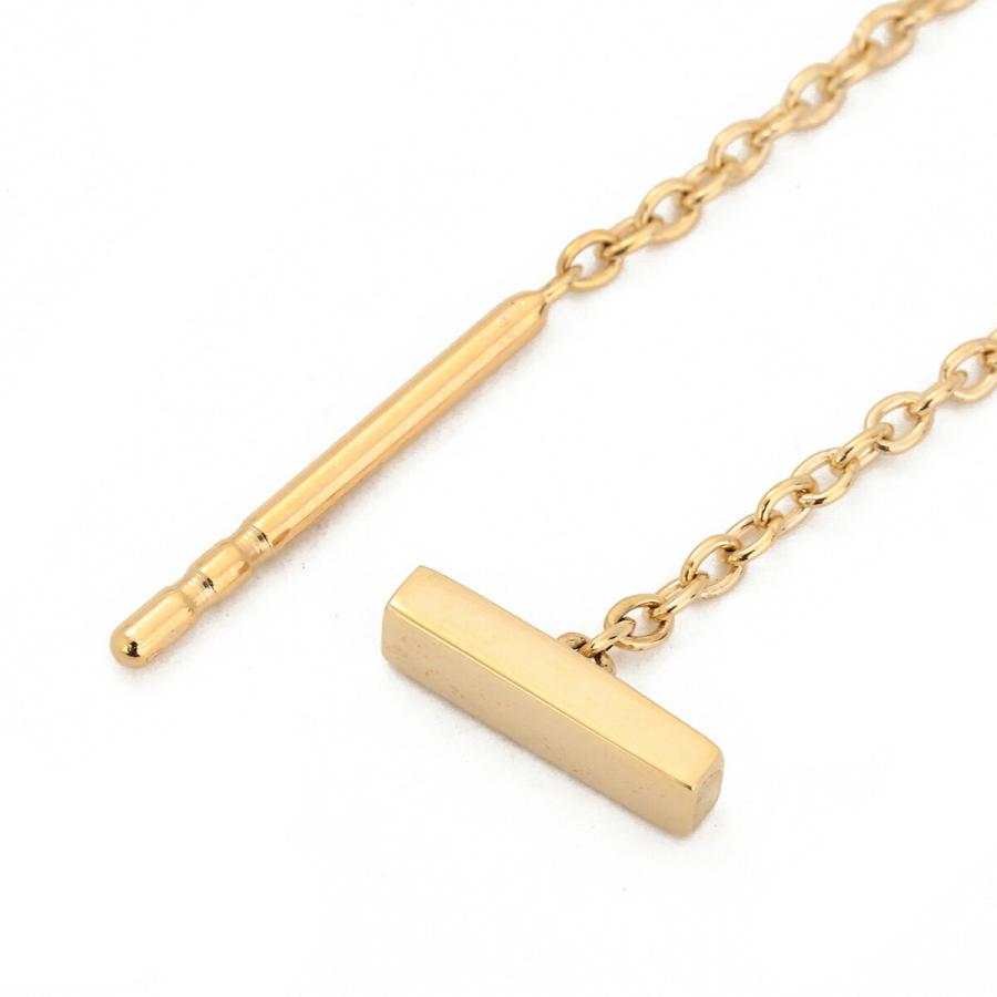 並行輸入 トムウッド ピアス TOMWOOD スリーク 101258 9Kユニセックス ゴールド 金 | TOM WOOD | 02