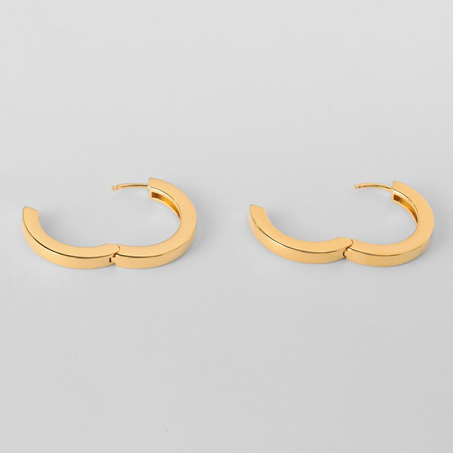 並行輸入 トムウッド ピアス TOMWOOD ベック HOOP MEDIUM GOLD 101598ユニセックス ゴールド 金 爆買 | TOM WOOD | 02