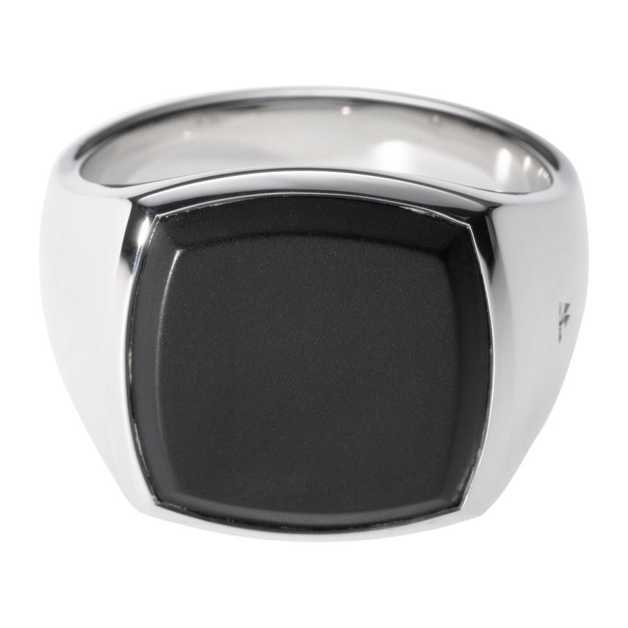 TOM WOOD（トムウッド） 並行輸入 リング クッション BLACK ONYX RING