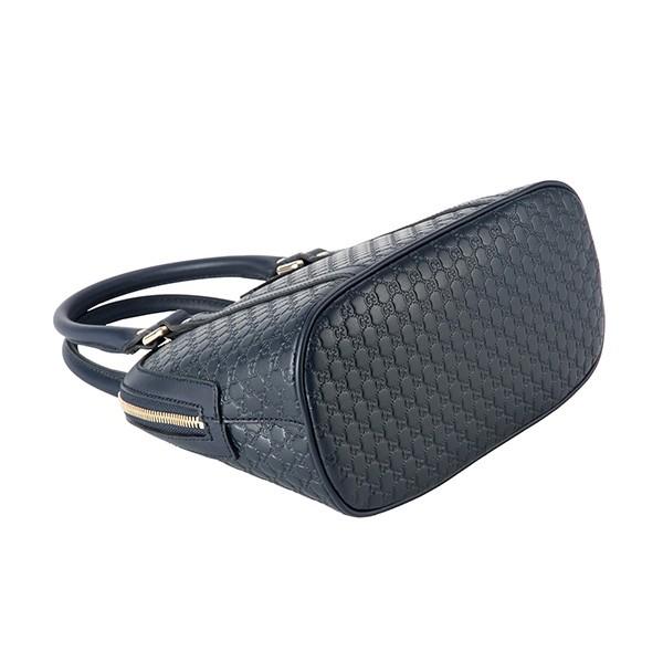 グッチ　ＧＵＣＣＩ　オールドグッチ　バンブー　ハンドバッグ　（ネイビー） ほぼ未使用 鏡付 GUCCI グッチ オールドグッチ ヴィンテージ バンブー