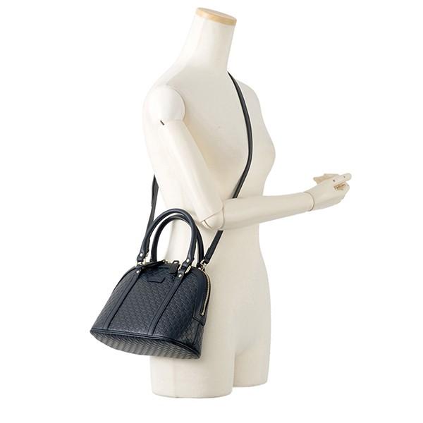 グッチ　ＧＵＣＣＩ　オールドグッチ　バンブー　ハンドバッグ　（ネイビー） ほぼ未使用 鏡付 GUCCI グッチ オールドグッチ ヴィンテージ バンブー