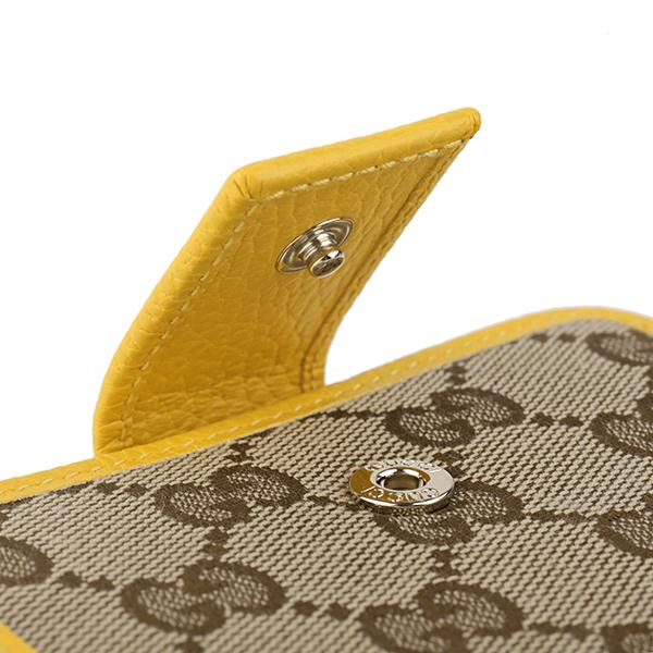 GUCCI 並行輸入 グッチ 2つ折り財布 イエロー 黄 346056 KY9LG