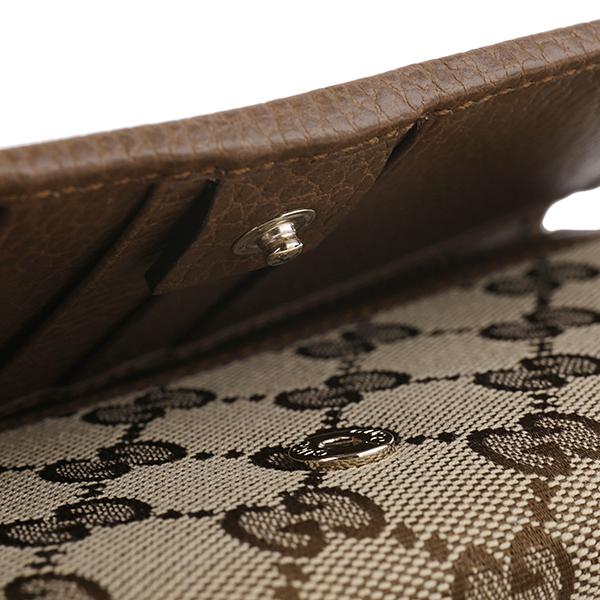 ✨新品未使用・箱ショップカード付き✨　GUCCI 長財布　GGライン キャンバス 楽天市場】【財布】GUCCI グッチ GGキャンバス Wホック ダブルホック