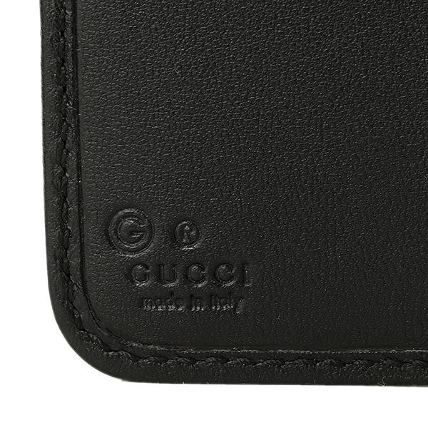 GUCCI 並行輸入 グッチ 2つ折り財布 マイクロ シマ 449395 BMJ1G
