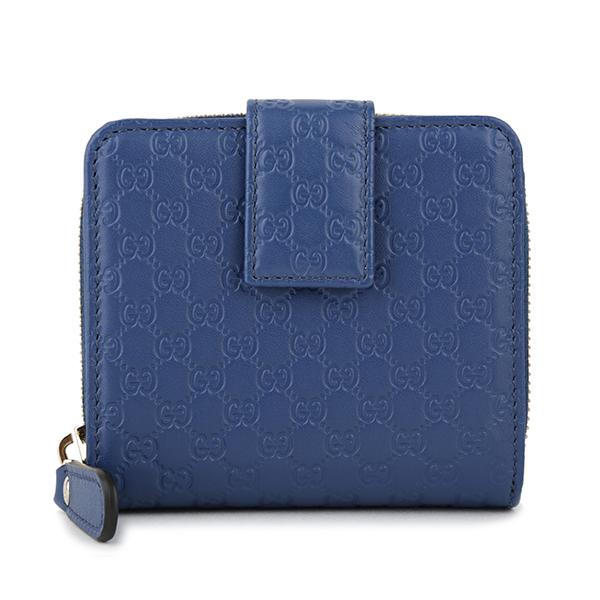 GUCCI グッチ 2つ折り財布 ブルー 青 449395 BMJ1G 4231 GUCCI グッチ 2つ折り財布 ブルー 青 449395 BMJ1G 4231