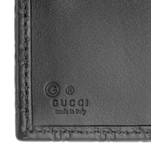 GUCCI グッチ 2つ折り財布 マイクロ シマ 510318 BMJ1G 1000 GUCCI グッチ 2つ折り財布 マイクロ シマ 510318 BMJ1G 1000