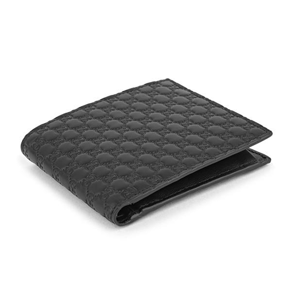 グッチ 2つ折り財布 GUCCI マイクロ グッチシマ 544472 BMJ1N 1000 