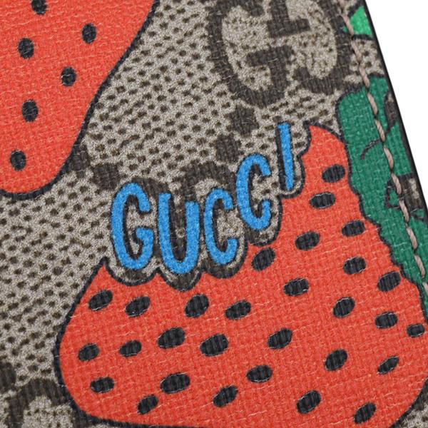 GUCCI 二つ折り財布 レッド/ベージュ GUCCI グッチ 2つ折り財布 ベージュ 573839 GZRAT 8483