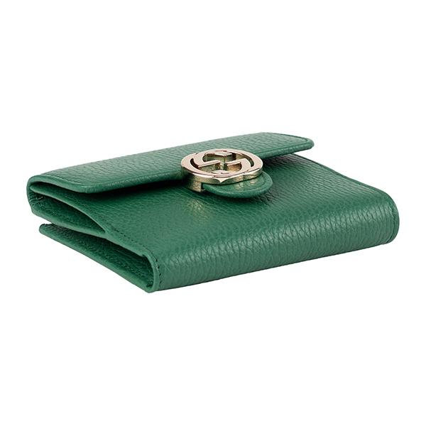 グッチ 2つ折り財布 グリーン 緑 GUCCI 615525 CAO0G 3120