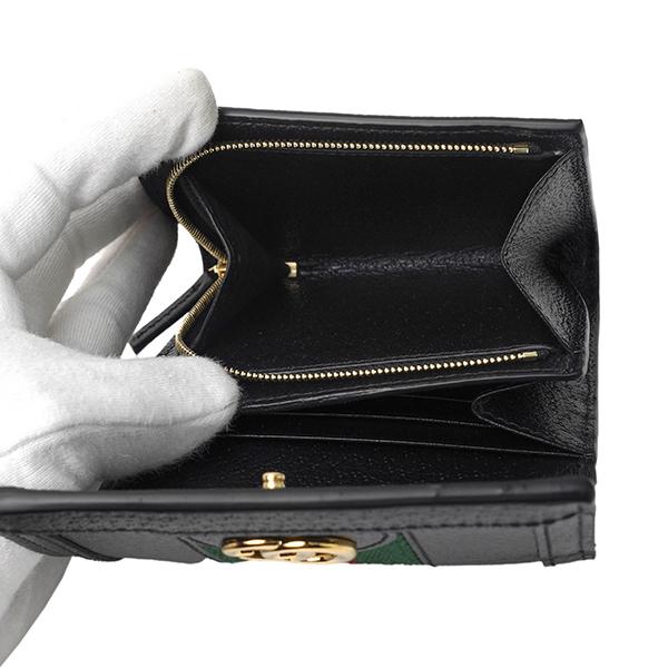 410✨美品✨グッチ 財布 オフィディア GGマーモント シェリー レザー 黒 463✨美品✨グッチ 財布 オフィディア GGマーモント シェリー レザー