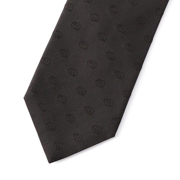 GUCCI（グッチ） 並行輸入 ネクタイ ブラック 黒 GUCCI 386486 4B002
