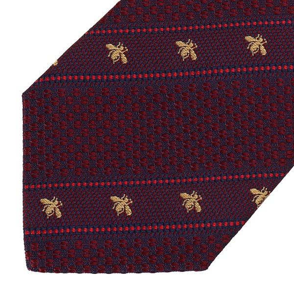 GUCCI（グッチ） 並行輸入 ネクタイ ビーウェブ付き シルク タイ