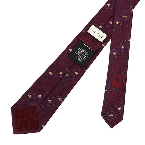 ✨美品✨GUCCI グッチ ネクタイ GG柄 ボルドー系　ビジネス グッチ ネクタイ GUCCIボルドー/ブルー GG柄 (7.5cm) GUSHION GG64