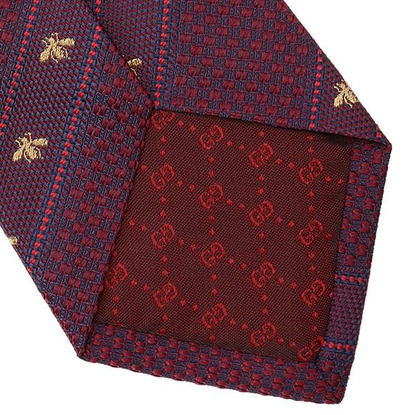 GUCCI（グッチ） 並行輸入 ネクタイ ビーウェブ付き シルク タイ
