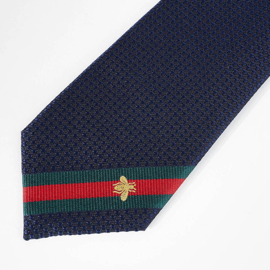 GUCCI（グッチ） 並行輸入 ネクタイ ビーウェブ付き シルク タイ