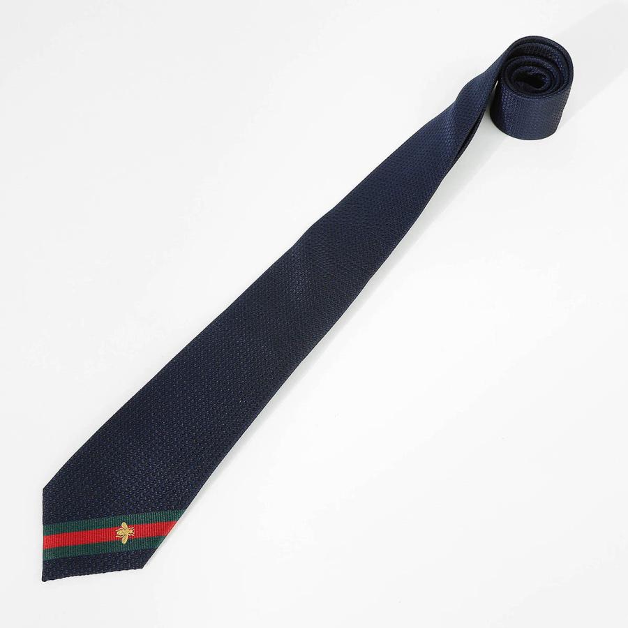 GUCCI（グッチ） 並行輸入 ネクタイ ビーウェブ付き シルク タイ