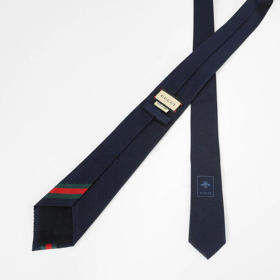 GUCCI（グッチ） 並行輸入 ネクタイ ビーウェブ付き シルク タイ