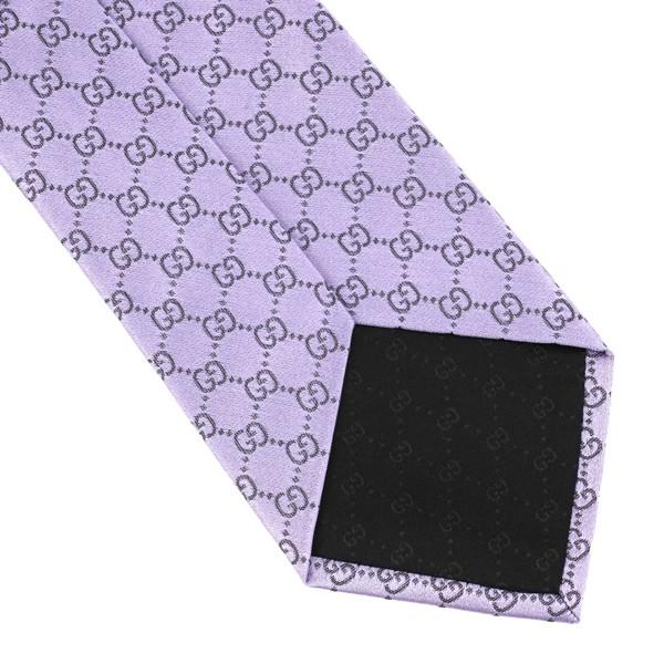 【新品タグ付き】GUCCI グッチ ネクタイ パープル GG柄 GUCCI 並行輸入 グッチ ネクタイ GGパターン 456520 4B002 5361