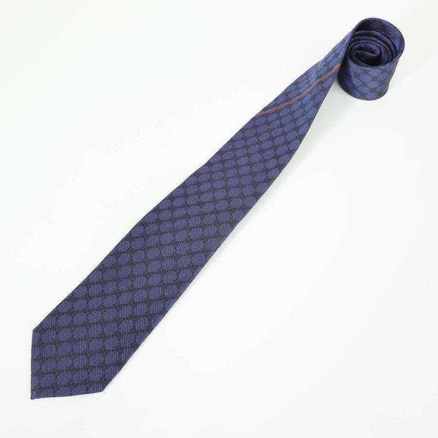 GUCCI（グッチ） 並行輸入 ネクタイ 456522 4000メンズ ネイビー 紺