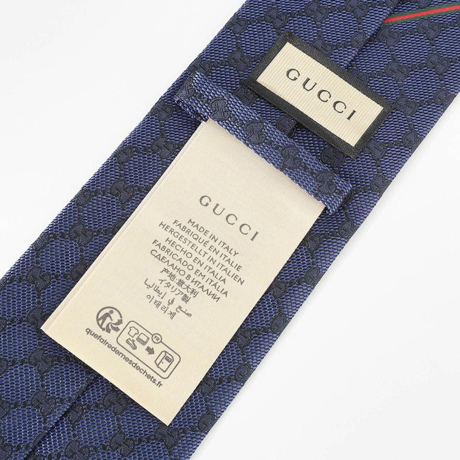 GUCCI（グッチ） 並行輸入 ネクタイ 456522 4000メンズ ネイビー 紺