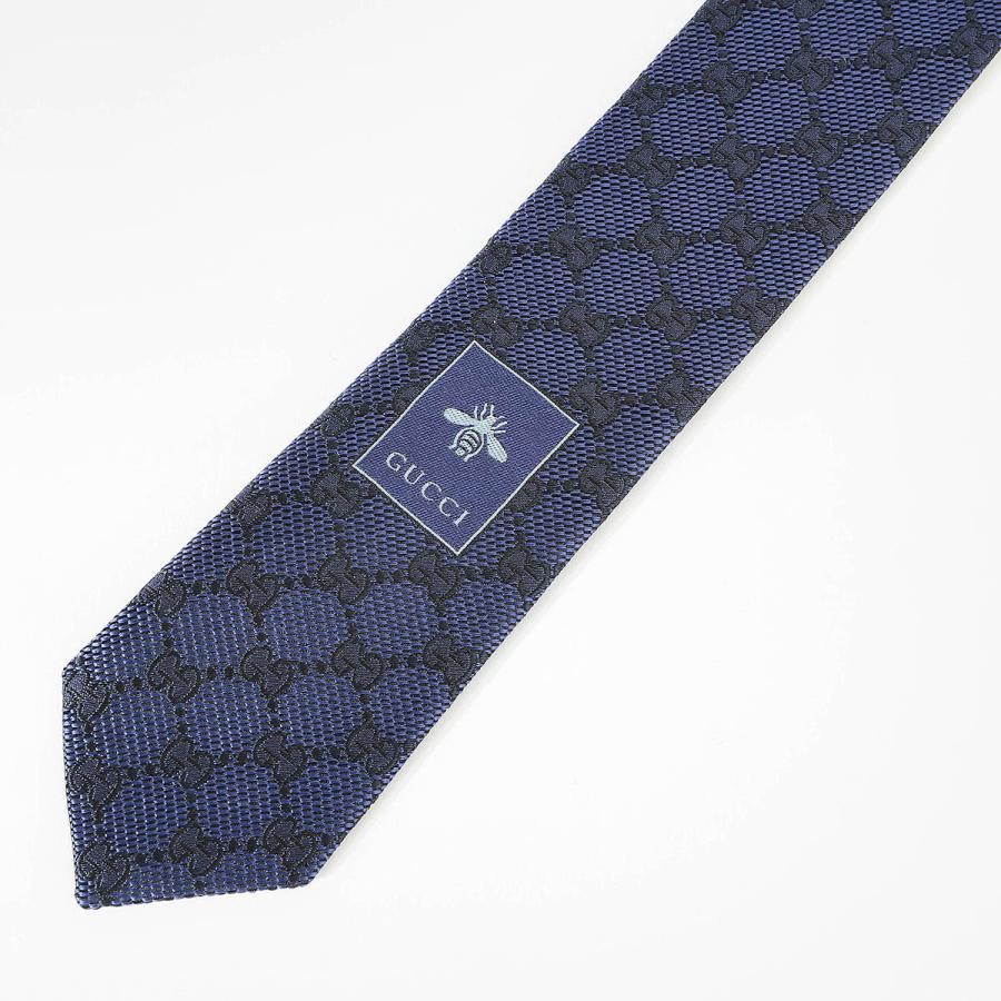 GUCCI（グッチ） 並行輸入 ネクタイ 456522 4000メンズ ネイビー 紺