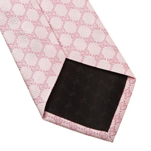 【新品・美品】GUCCI ピンク GGパターン ネクタイ 専用袋付き GUCCI 並行輸入 グッチ ネクタイ GGパターン 456522 4B002 5900