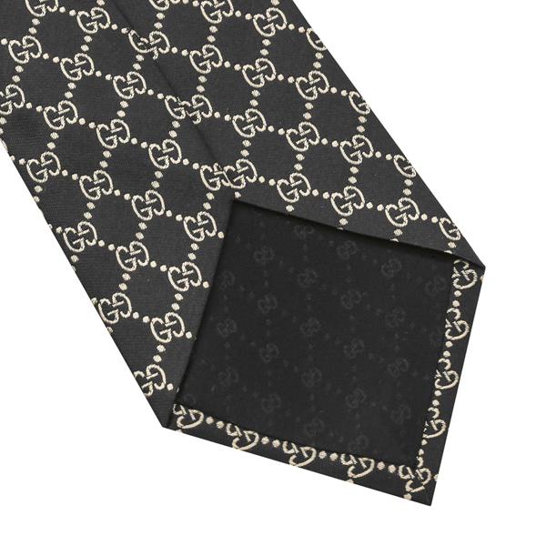 【良品】 GUCCI グッチ ネクタイ GGパターン ブラック GUCCI（グッチ） 並行輸入 ネクタイ GUCCI GGパターン 456524 4B002
