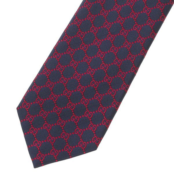 GUCCI（グッチ） 並行輸入 ネクタイ 456524 4174メンズ ネイビー 紺