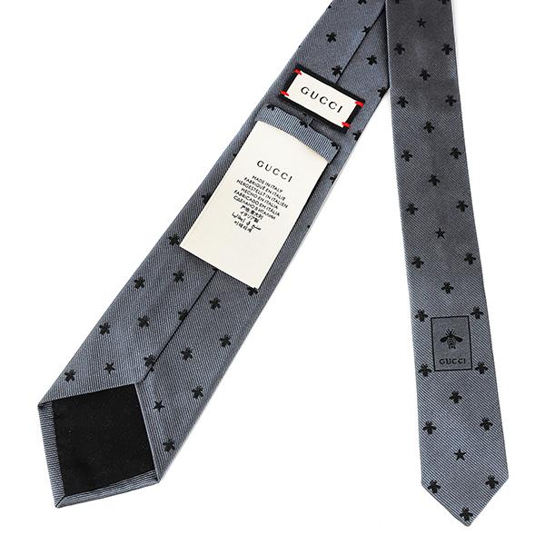 GUCCI（グッチ） 並行輸入 ネクタイ ビー＆スター付き シルク タイ