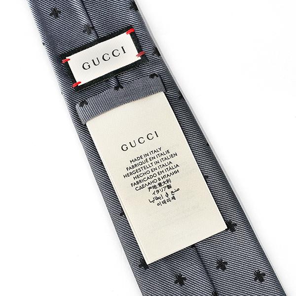GUCCI（グッチ） 並行輸入 ネクタイ ビー＆スター付き シルク タイ