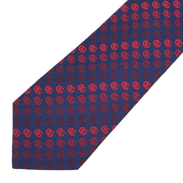GUCCI ネイビー GGパターン ネクタイ GUCCI（グッチ） 並行輸入 ネクタイ GUCCI GGパターン シルク タイ