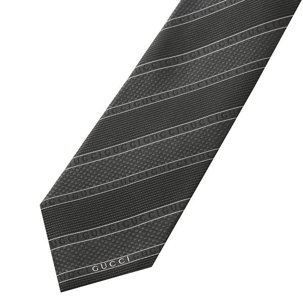 GUCCI 並行輸入 グッチ ネクタイ 499694 4B002 1000メンズ ブラック 黒