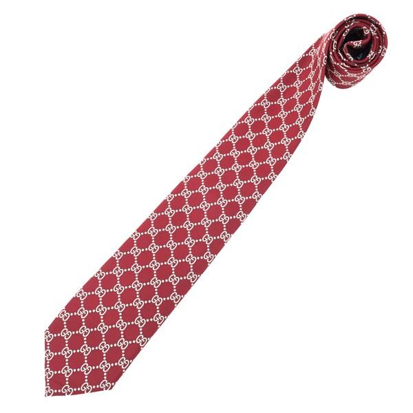 GUCCI 並行輸入 グッチ ネクタイ GGパターン 499695 4B002 6463