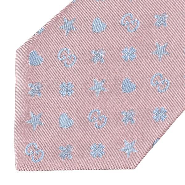 GUCCI（グッチ） 並行輸入 ネクタイ シンボルズ モチーフ シルク タイ