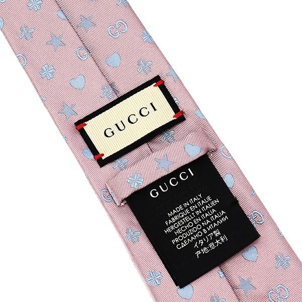 GUCCI（グッチ） 並行輸入 ネクタイ シンボルズ モチーフ シルク タイ