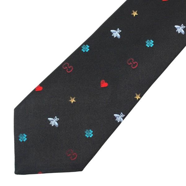 GUCCI（グッチ） 並行輸入 ネクタイ シンボルズ 571819 4E002 1000