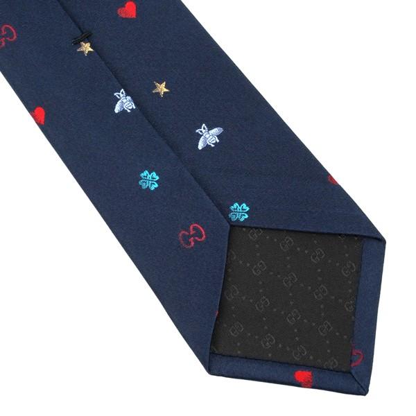 GUCCI グッチ ネクタイ シンボルズ 571819 4E002 4100 : ブランド  