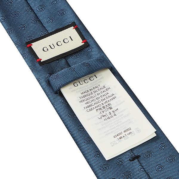 GUCCI（グッチ） 並行輸入 ネクタイ ダブルG ＆ホースビット 624057