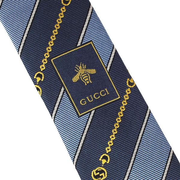 グッチ　ネクタイ ◇グッチ GUCCI 319922 4B002 4061 GGパターン ネクタイ 紺 箱