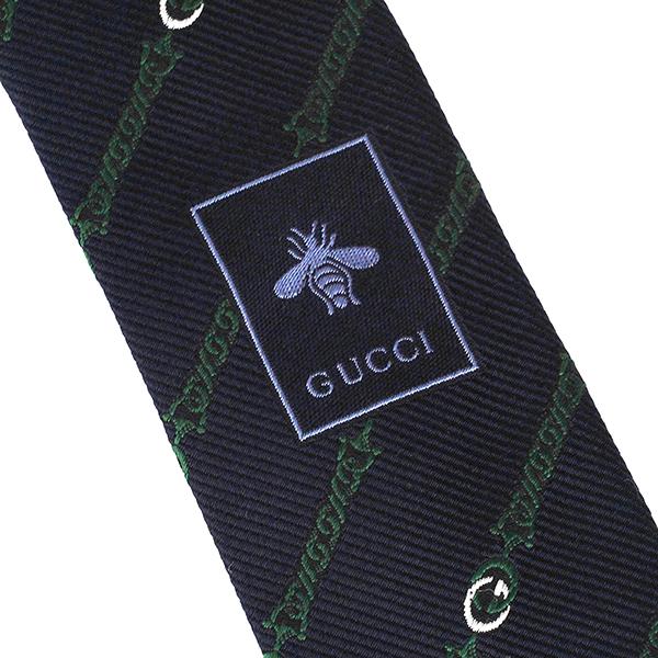 美品 グッチ ネクタイ ハイブランド GG柄 GGチェーン柄 インターロッキング GUCCI 並行輸入 グッチ ネクタイ インターロッキングG チェーン