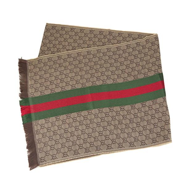 GUCCI 並行輸入 グッチ マフラー・ストール ブラウン 茶 147351