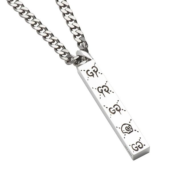 GUCCI 並行輸入 グッチ ネックレス シルバー 455314 J8400 0701