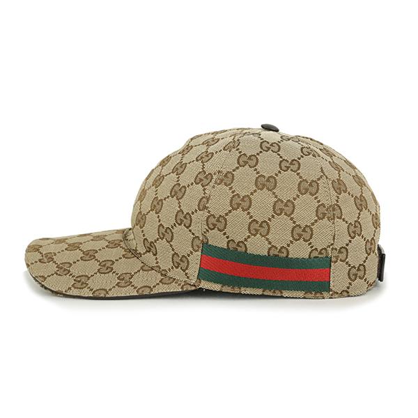 GUCCI キャップ　中古　美品(セール中) GUCCI（グッチ） キャップ メンズ ベースボール キャップ ブラック