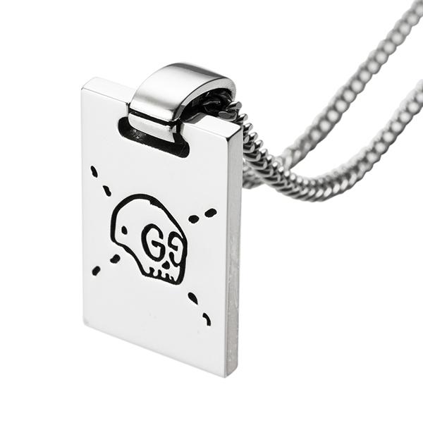 GUCCI グッチ ネックレス グッチゴースト 455315 J8400 0701 GUCCI グッチ ネックレス グッチゴースト 455315 J8400 0701